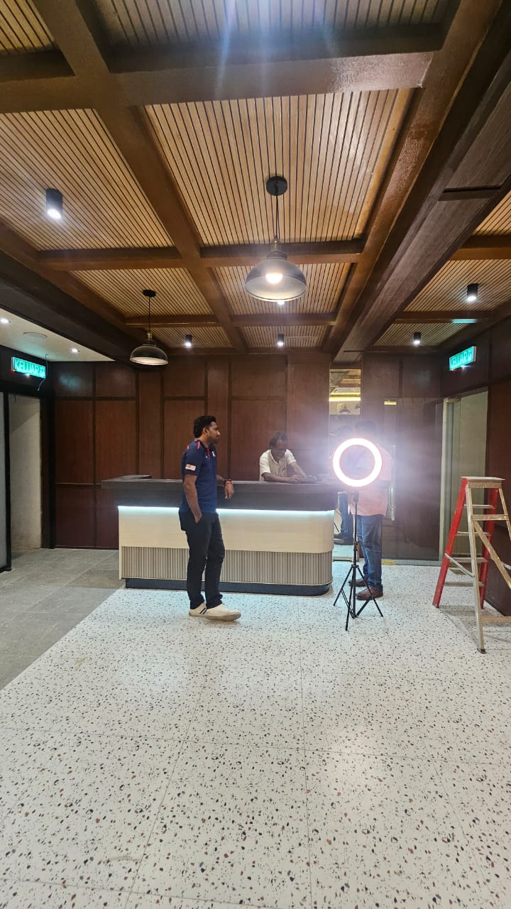 Restaurant frontage and finishing works