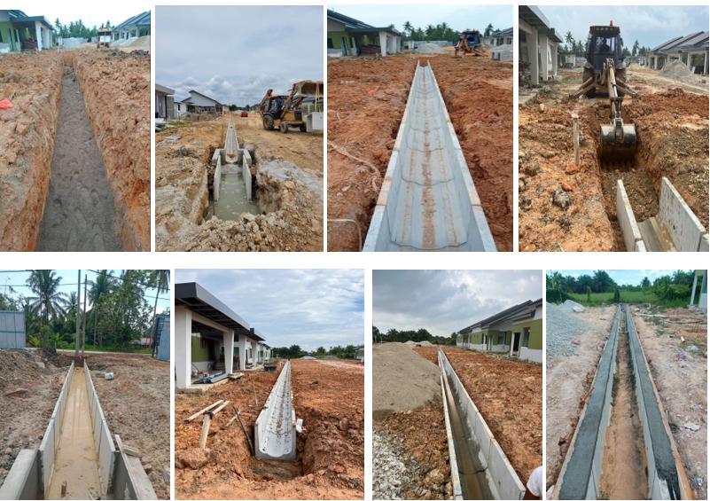 Earthwork and drainage preparation works