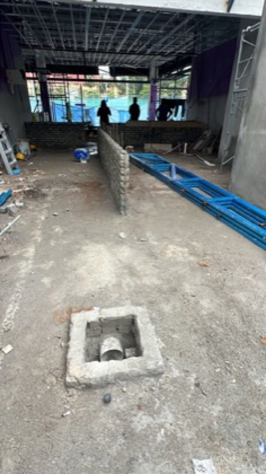 Hakim Restaurant ID works during site preparation