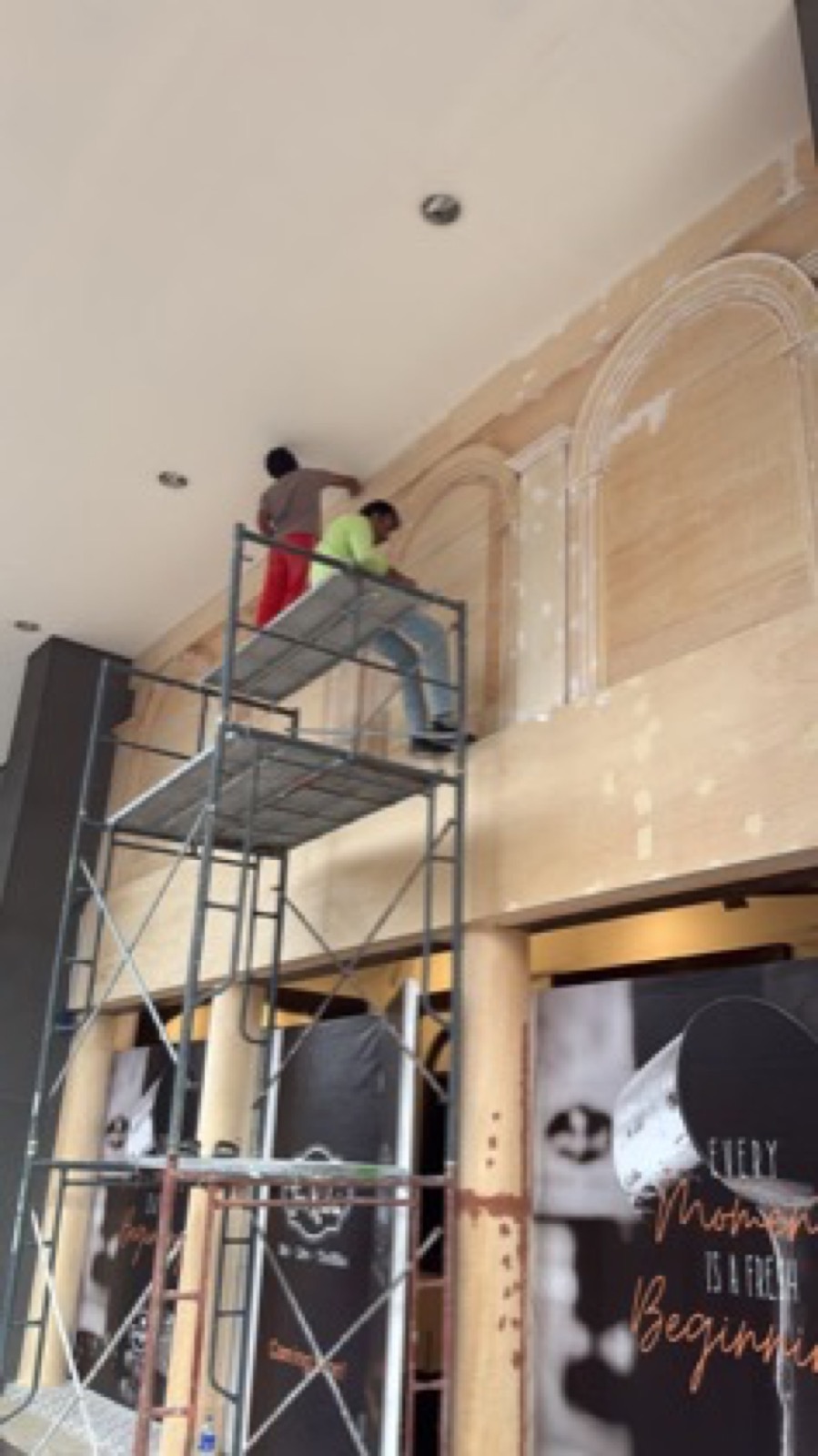 Restaurant interior frontage and fit-out works